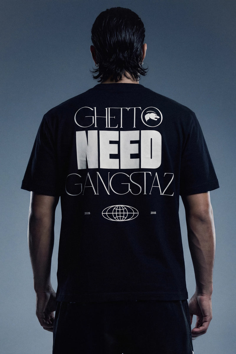 GNG009 - Simple G Siyah Tee