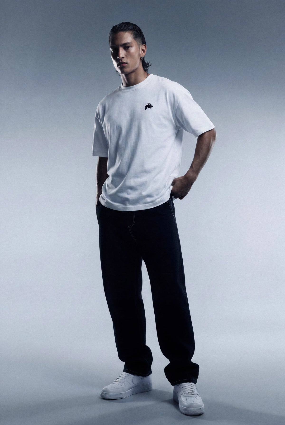 GNG009 - Simple G Beyaz Tee