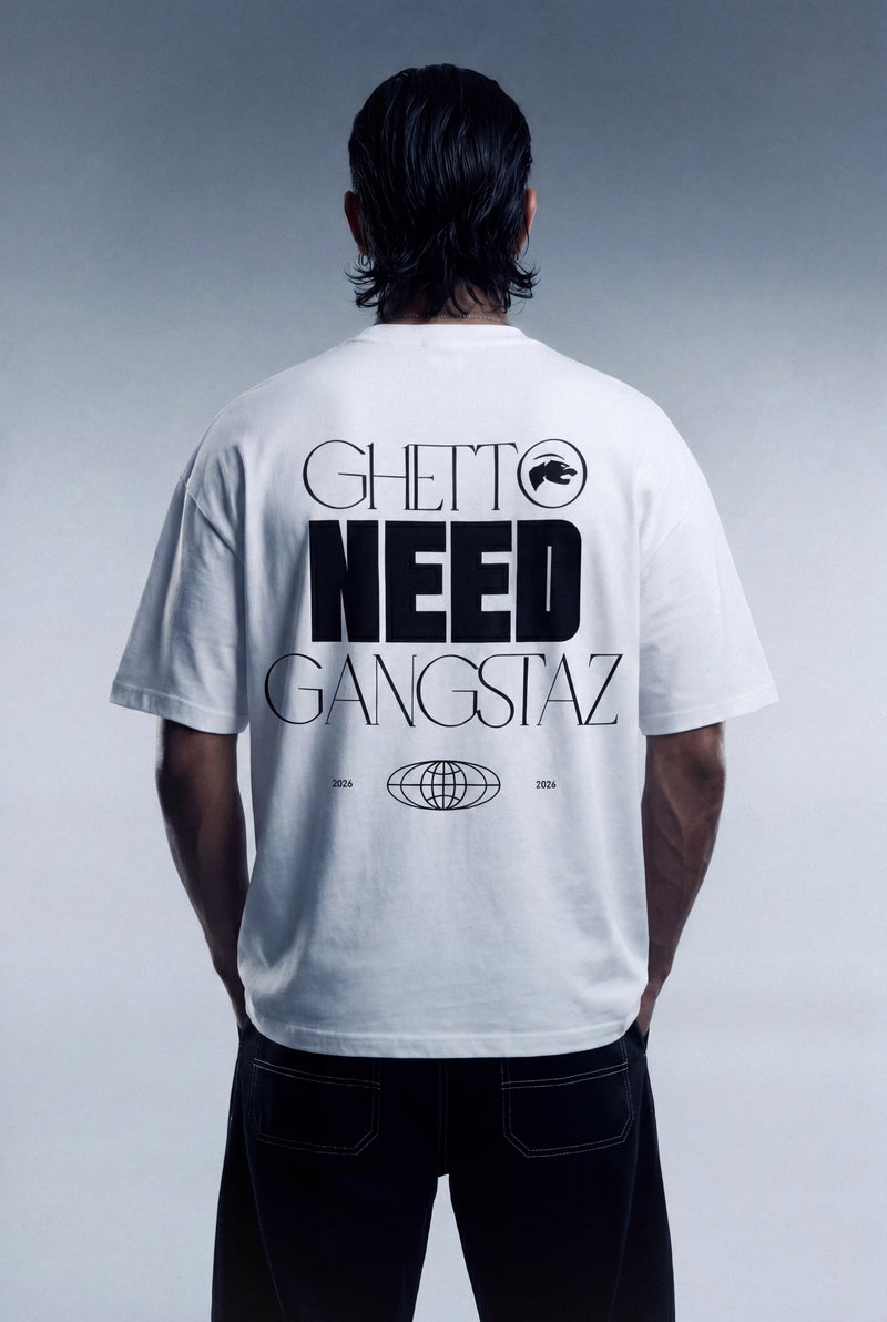 GNG009 - Simple G Beyaz Tee