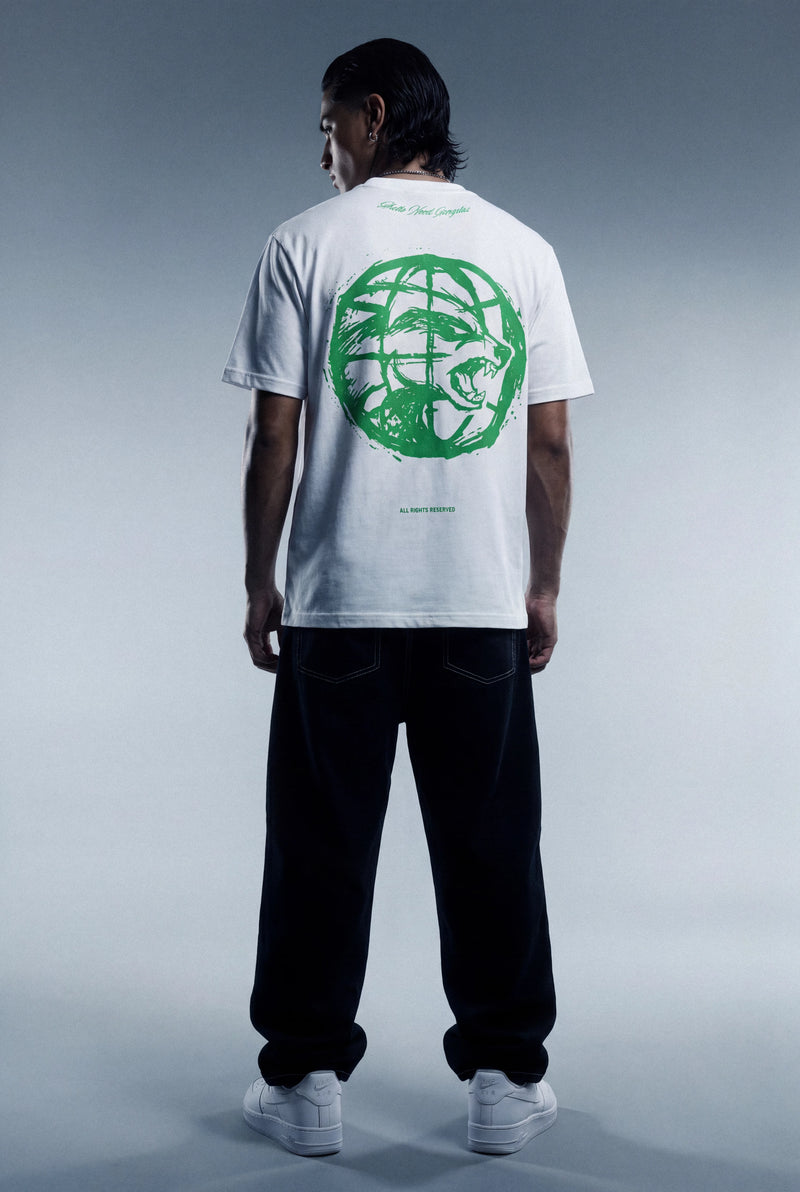 GNG010 - Graffiti Beyaz Tee