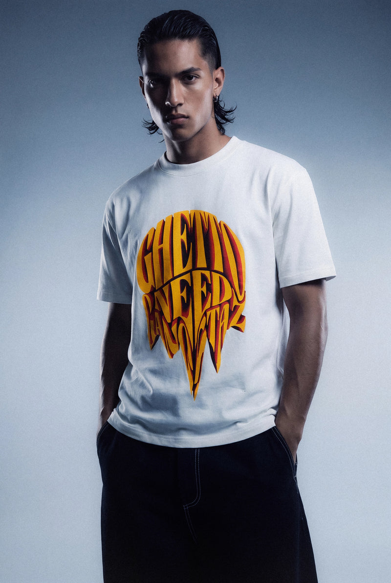 GNG011 - Grime Beyaz Tee