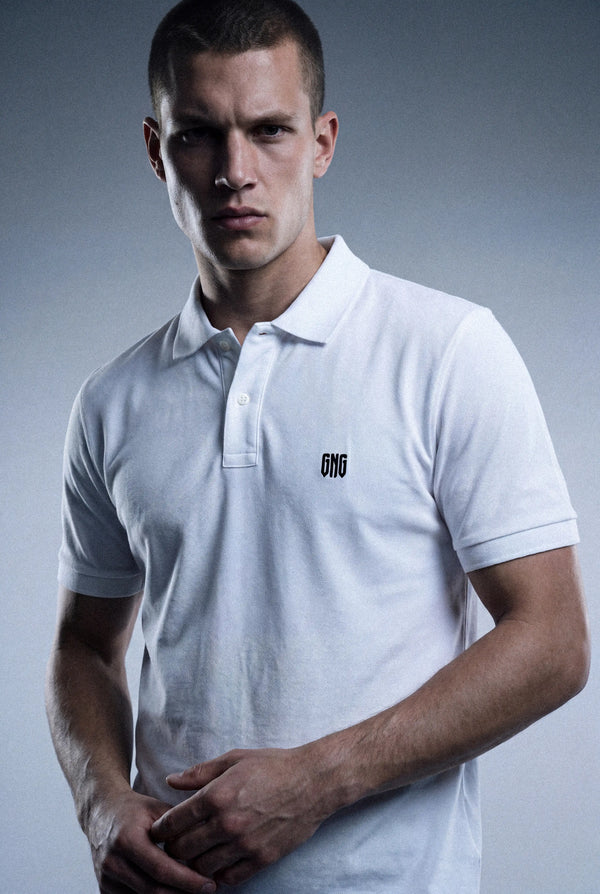 GNG001 - GNG Polo Beyaz Tee